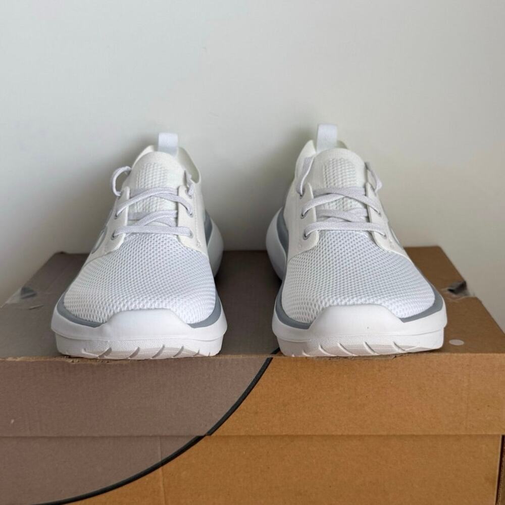 OOFOS OOMY Stride White/Grey Women Recovery Sneaker - SZ 6 - Picture 5 of 9